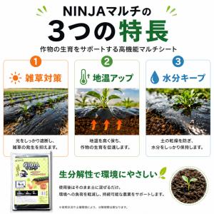 生分解マルチシート オーミヤ NINJAマルチ...の詳細画像3
