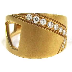 ダイヤモンド/0.64ct デザイン ネックレス K18YG : インペリアル