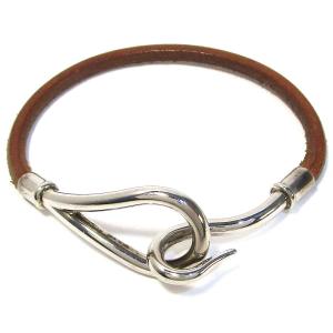 エルメス ジャンボブレス ブレスレット エトゥープ グレージュ レザー レディース HERMES 【中古】 HERMES（エルメス） ジャンボブレス ブレスレット エトゥープ