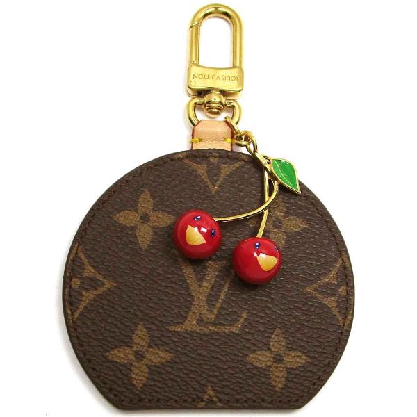 ルイ ヴィトン キーホルダー M02830 LV×TM バッグチャーム LVミニミラーチェリー 中古...