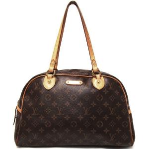 LOUIS VUITTON ルイヴィトン ゴルフ モノグラム ポーチ ブラウン  