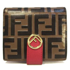 Cartier（カルティエ） コンパクト 財布 C ドゥ ピンク ステッチ 二