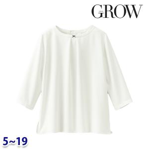 GROW グロウ GBLL-2367 七分袖 ブラウス 5号から19号 Servoサーヴォ事務服オフィスウェアSALEセール 24SS｜sanyo-apparel