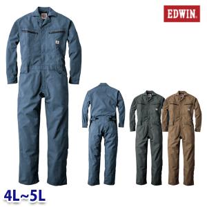 オーバーオール 81012 4Lから5L 長袖 作業服 SALEセール山田辰EDWIN 23｜sanyo-apparel