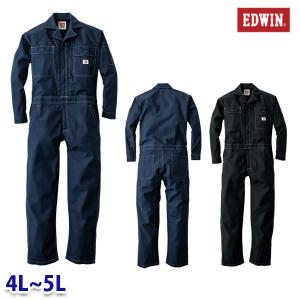 オーバーオール 81016 4Lから5L 長袖 作業服 SALEセール山田辰EDWIN 23｜sanyo-apparel