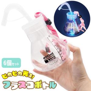 光るボトル ピカピカ光る シマエナガちゃんボトル 6個セット sy5002