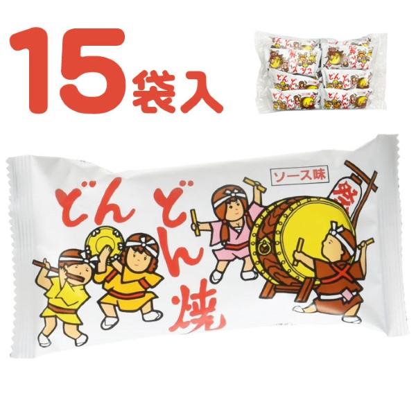 菓道 どんどん焼 15個セット お菓子 駄菓子 イベント