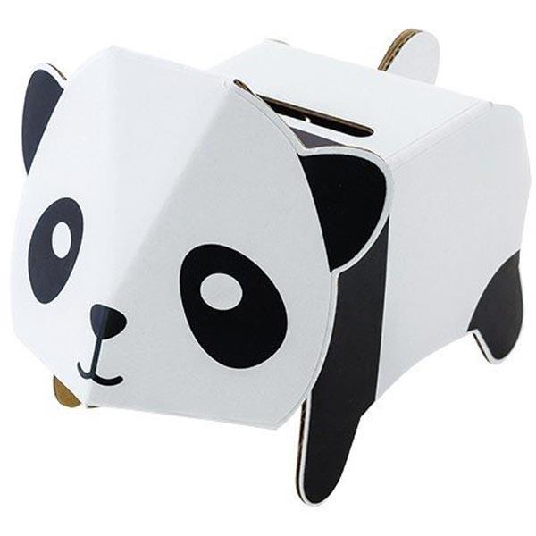 ダンボール工作 dancoo 動物貯金箱 パンダ ゆうパケット可