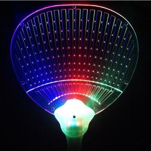 光る うちわ 12個セット(光るおもちゃ)光るうちわの詳細画像1