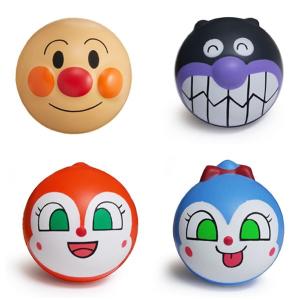 アンパンマン くにゃっとやわらかボール 4種アソート...