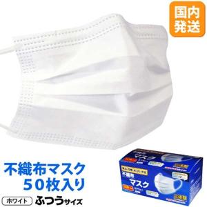 マスク 不織布 フェイスマスク 50枚入(1箱)