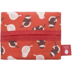 可 KOTORITACHI ティッシュケース ふくら文鳥