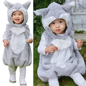 クリアストーン マシュマロベビー コスプレ マシュマロオオカミ ベビー 灰色