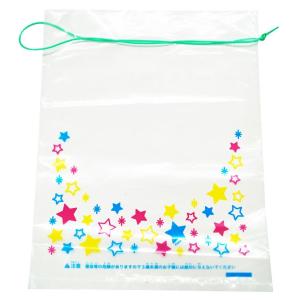 金魚袋 星柄 100枚セット(金魚すくい・スーパーボールすくい袋）