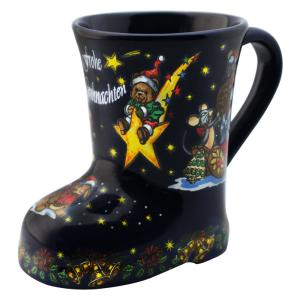 ドイツお土産  グリューワイン マグカップ 青 191134