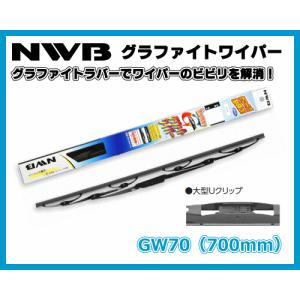 NWB GW70 大型Uクリップ 700mm グラファイト ワイパーブレード｜sanyodream