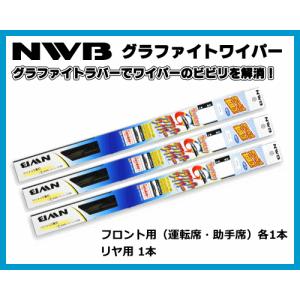 NWB G65.G40.GRA25 ヴェゼル RU1.RU2.RU3.RU4 グラファイト ワイパーブレード 1台分セット｜sanyodream