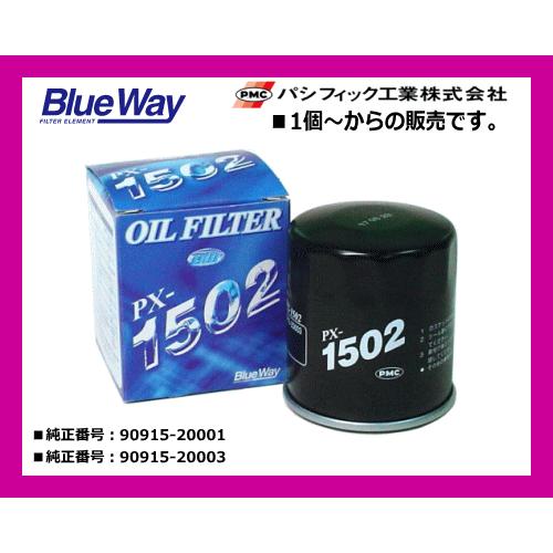 ブルーウェイ（Blue Way）オイルフィルター PX-1502 トヨタ車用 安心のPMCブランド！