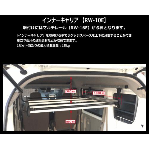 ロッキープラス 室内キャリア RW-10E インナーキャリア エブリィバン DA17V系（ハイルーフ...