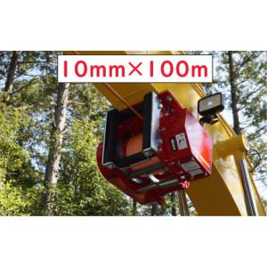 林業集材用繊維ロープ　東京製綱繊維ロープ　エースライン　10mm　100m　スーパー繊維ロープ　林業...