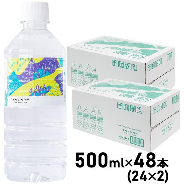 天然アルカリイオンのシリカ水 キミノミカタ 500ml×48本（24本×2ケース）ケイ素 バナジウム...