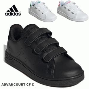 アディダス adidas キッズ ジュニア スニーカー GW6490 GW6494 GW6495 ホワイト グリーン ピンク 子供靴  アドバンコート ベルクロ マジック ポイント消化｜sanyuukutu