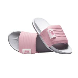 レディース ナイキ 低反発 シャワー サンダル ナイキ ウィメンズ オフコート アジャスト スライド DV1033-103 NIKE 女性 限定 白 ピンク ホワイト