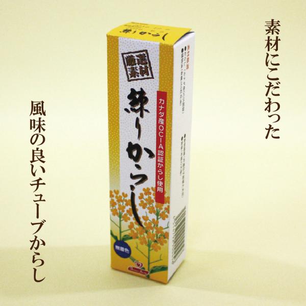 「東京フード 練りからし ４０ｇ×4本セット」 カナダ産ＯＣＩＡ認証 からし チューブからし 自然食...