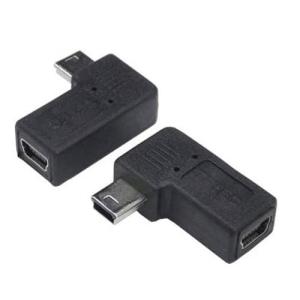 変換名人 USB2.0 L型変換プラグ USB mini 5pin 左L型（フル結線）USBM5-LLF/7961ｘ１個｜saponintaiga