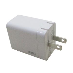 AC充電器 AC-USBアダプタ AC-USB充電器 高速充電65W Type-C GaN (窒化ガリウム）採用 超コンパクト設計 HIDISC ML-PDC1PG65WH/0457/送料無料