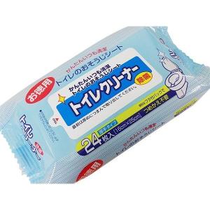 除菌 トイレクリーナー お徳用 ２４枚入りｘ６個セット/卸｜saponintaiga