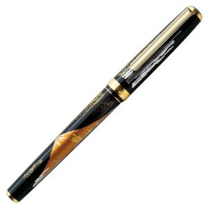 セーラー万年筆 蒔絵 プロフィット 21金 中字 万年筆 赤富士に鶴 新品未使用 プロフィット セーラー万年筆 蒔絵 万年筆 赤富士に鶴 中字 M 11-5010