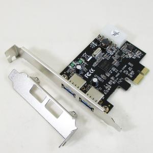 USB3.0 PCI-E 増設カード 2ポート ロープロ金具 変換名人4573286591211/