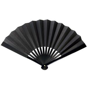鉄扇 一尺 伝統製法 日本製 鍛造 黒/送料無料メール便 箱無し