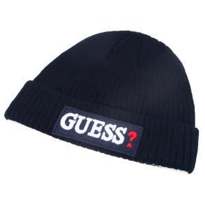 ニット帽 GUESS（ゲス）ワッチキャップ ニットキャップ ネイビー AI4A8859DS-NVY-FF-5343/送料無料｜saponintaiga