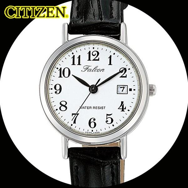 シチズン 日本製ムーブメント カレンダー付 レディース腕時計 D023-304