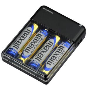 モバイルバッテリー 乾電池式 グリーンハウス GH-BTB34A-BK 黒色/8247ｘ３台セット/卸/送料無料メール便 ポイント消化
