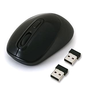磁気研究所 ワイヤレスマウス レシーバー 2個タイプ 無線 2.4GHz LED