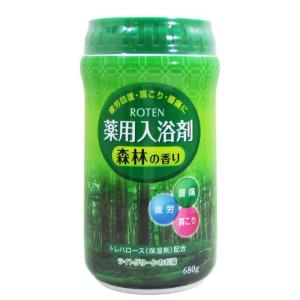 薬用入浴剤 日本製 露天/ROTEN 森林の香り 680gｘ４個セット/卸/送料無料｜saponintaiga