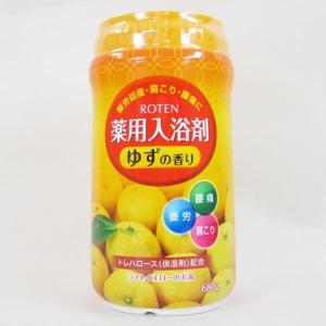薬用入浴剤 日本製 露天/ROTEN ゆずの香り 680gｘ６個セット/卸｜saponintaiga