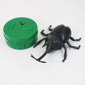 k ラジコン 虫かご付き　それゆけカブトムシくん　赤外線コントロール 黒色｜saponintaiga