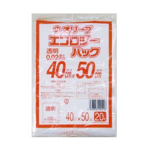 15Lゴミ袋 室内くず入れ用 0.02ｍｍ厚 15リットル （透明 ）400ｘ500ｃｍ 20枚入り SL-7/0218ｘ１冊｜saponintaiga