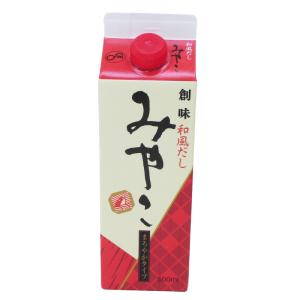 めんつゆ 麺つゆ 創味 和風だし みやこ 500ml 紙パックｘ６本/卸/送料無料 代金引換便不可品｜saponintaiga