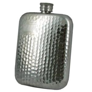 フラスコ スキットル ピューター製/ジョウゴ付 6.0oz 英国ピンダー
