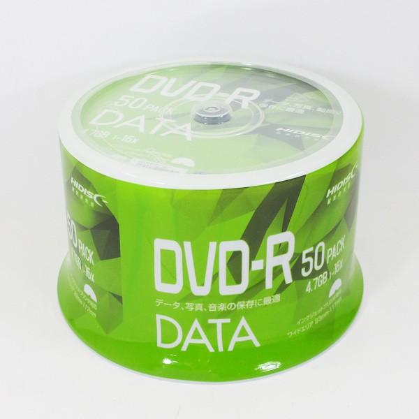 DVD-R 50枚 データ用 4.7GB 16倍速 HIDISC VVDDR47JP50/0705 ...