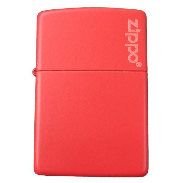 ジッポー #233ZL レッドマット 5面マット仕上げ オイルライター/送料無料