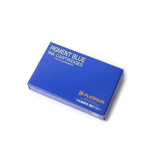 プラチナ万年筆 万年筆カートリッジインク 水性顔料 ブルー 10本 SPG-500#60