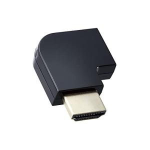 エレコム HDMI延長アダプター L字 スリムタイプ 左方向 HDMI (メス) - HDMI (オス) ブラック AD-HDAABS04BK｜sapphire98