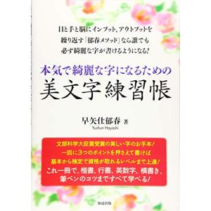 本気で綺麗な字になるための美文字練習 (ペン字・筆ペン)