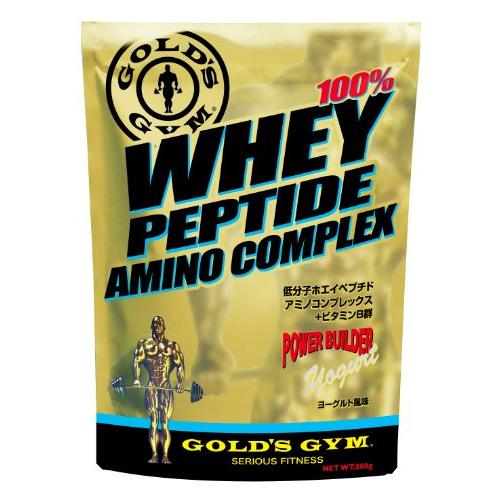 ゴールドジム(GOLD&apos;S GYM) ホエイペプチドアミノコンプレックス ヨーグルト風味 500g